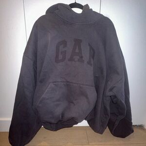 Yeezy Gap Engineered by Balenciaga Dove Hoodie in Black Size L